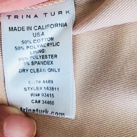 Trina Turk "Perleen" Zigzag Honeycomb Knit Pants - Picture 8 of 8